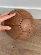 Mooie oude bruin leren medicijnbal antieke sport decoratie, Antiek en Kunst, Ophalen of Verzenden