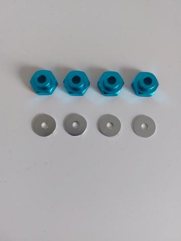 12 mm tot 17 mm hex adapter voor rc auto's (wielmeenemer) beschikbaar voor biedingen