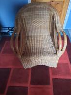 Rotan fauteuil, Huis en Inrichting, Ophalen, Bruin, Riet of Rotan, Eén