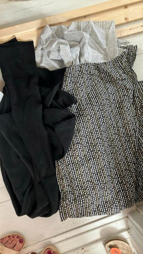 Stof katoen en anti pil fleece zwart, Kleding | Dames, Dames-kledingpakketten, Zo goed als nieuw, Ophalen of Verzenden