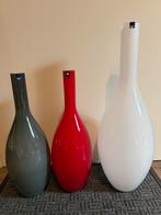Leonardo vazen., Huis en Inrichting, Woonaccessoires | Vazen, Ophalen of Verzenden, Minder dan 50 cm, Rood, Glas