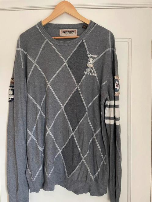 Grijze Napapijri mt XXL, Kleding | Heren, Truien en Vesten, Zo goed als nieuw, Maat 56/58 (XL), Grijs, Ophalen of Verzenden