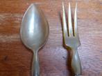 Art deco sla bestek, hoorn en bakeliet, Antiek en Kunst, Antiek | Bestek, Ophalen of Verzenden