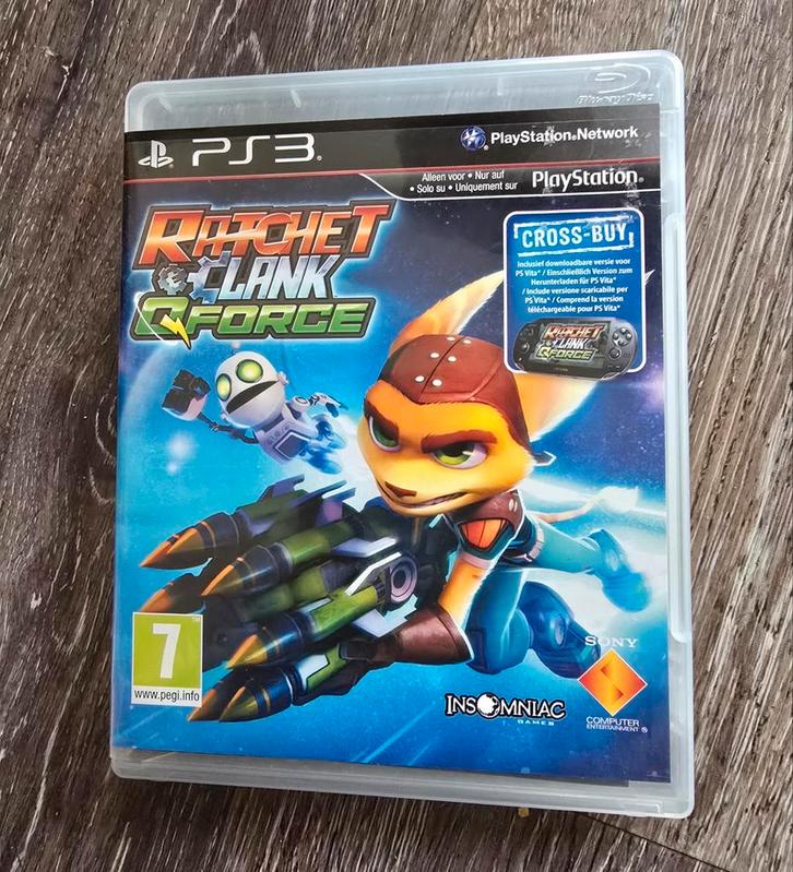 Ratchet & Clank QForce voor PS3, Spelcomputers en Games, Games | Sony PlayStation 3, Zo goed als nieuw, Avontuur en Actie, 1 speler