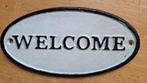 Bordje welkom gietijzer, Huis en Inrichting, Verzenden, Nieuw