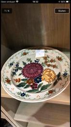Vintage Plateel wandbord. Handbeschilderd., Antiek en Kunst, Ophalen of Verzenden