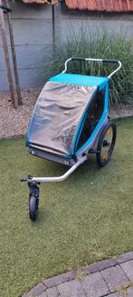 Thule Cruiser 2XT Fietskar - Gebruikt, Fietsen en Brommers, Fietsaccessoires | Aanhangers en Karren, Ophalen, Gebruikt, Kinderkar