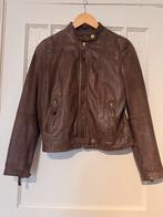 Massimo Dutti leren jas - zo goed als nieuw, Ophalen of Verzenden, Zo goed als nieuw, Jasje, Maat 36 (S)