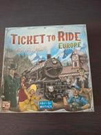 Ticket to ride Europe, Hobby en Vrije tijd, Gezelschapsspellen | Bordspellen, Ophalen of Verzenden, Zo goed als nieuw
