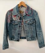 Levi's Dames Spijkerjas Print XS/S ; vintage, Blauw, Ophalen of Verzenden, Zo goed als nieuw, Jasje