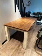 Tafel houten blad, Huis en Inrichting, Tafels | Eettafels, 150 tot 200 cm, Gebruikt, Rechthoekig, Eikenhout