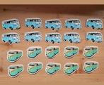 20 stickers volkswagen t1 vw busje, Ophalen of Verzenden