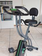 Hometrainer Tunturi opvouwbaar, rugsteun, houder voor mobiel, Ophalen, Zo goed als nieuw, Metaal, Hometrainer
