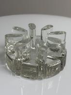 Vintage brutalist Georgshütte theelicht rechaud glas, Antiek en Kunst, Antiek | Glas en Kristal, Ophalen of Verzenden