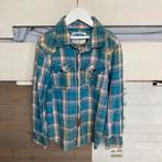 Vingino jeans overhemd flanel denim jongen 134 140 mt 10, Ophalen of Verzenden, Zo goed als nieuw, Jongen, Overhemd of Blouse