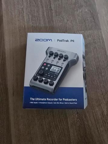Zoom PodTrak P4 Podcast Recorder beschikbaar voor biedingen