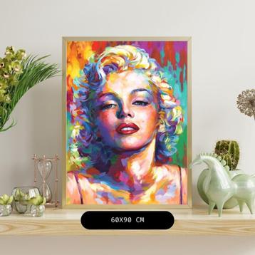 Glasschilderij – Marilyn Monro – 60x90cm