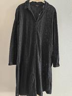 Zwarte doorknoopjurk L-xl broderie kant Ibiza boho, Zwart, Maat 42/44 (L), Ophalen of Verzenden, Zo goed als nieuw