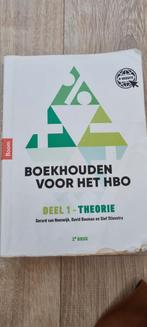 Boekhouden voor het hbo deel 1. Theorieboek, Gerard van Heeswijk, Ophalen of Verzenden, Zo goed als nieuw, Nederlands