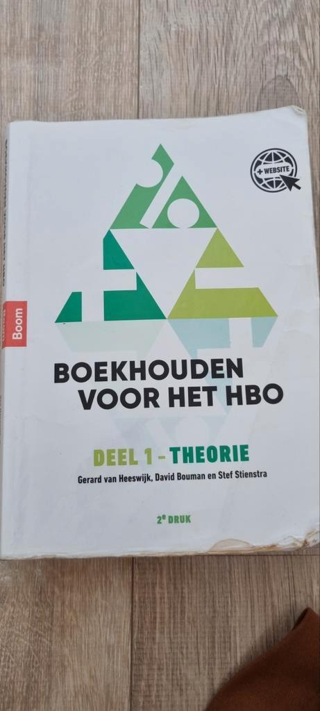 Boekhouden voor het hbo deel 1. Theorieboek, Boeken, Schoolboeken, Zo goed als nieuw, Nederlands, Overige niveaus, Ophalen of Verzenden