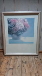 Schilderij met bloemen in vaas, 58x69 cm, Ophalen of Verzenden