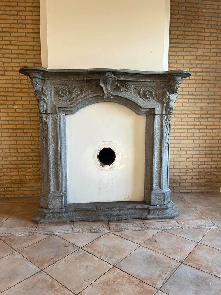 Hardstenen Schouw - Prachtige Blikvanger!, Huis en Inrichting, Haarden, Gebruikt, Overige soorten, Ophalen
