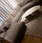 Velours hoekbank, Huis en Inrichting, Ophalen of Verzenden, Zo goed als nieuw, Vierpersoons of meer