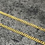 14k gouden ketting massief cuban schakel gourmet, Ophalen of Verzenden, Nieuw, Goud