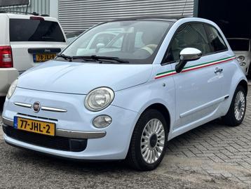 Fiat 500 1.2 Lounge Blue , NW Apk Pano  beschikbaar voor biedingen