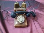 decoratieve brocante koperen bell telefoon, Antiek en Kunst, Curiosa en Brocante, Ophalen of Verzenden