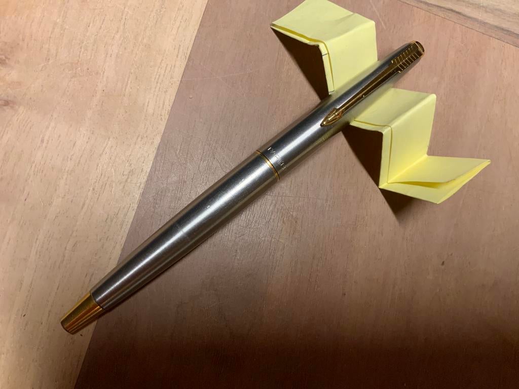 Vintage Parker 45 Flighter GT vulpen F 14K Nib, Verzamelen, Pennenverzamelingen, Ophalen of Verzenden