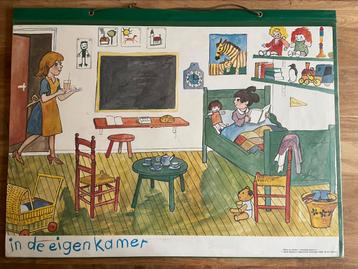 Jacob Dijkstra 5 schoolplaten met 10 afbeeldingen op papier beschikbaar voor biedingen