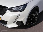 Peugeot 2008 1.2PT 101 PK H6 Allure Navi 1/2Leer DonkerGlas, 101 pk, Gebruikt, 1199 cc, Leder en Stof