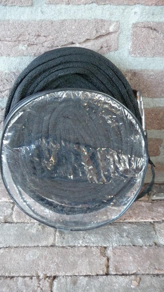 Zwarte Longeerlijn, Dieren en Toebehoren, Paarden en Pony's | Overige Paardenspullen, Nieuw, Overige soorten, Ophalen of Verzenden