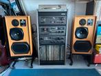 Vintage Akai stereo set met KEF luidsprekers en stands, Ophalen, Gebruikt, Speakers, Akai