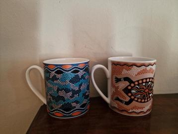 2 koffie mokken / bekers - nieuw beschikbaar voor biedingen