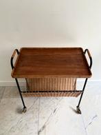 Superleuke Vintage, retro bijzettafel, lectuurbak, jaren 60, Ophalen, Gebruikt