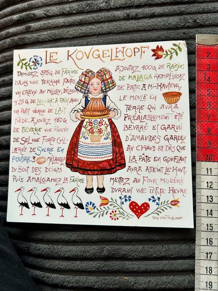 774. Kaart illustr Frans Recept, Verzamelen, Ansichtkaarten | Themakaarten, Ongelopen, Ophalen of Verzenden