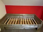 Steigerhouten Bed - Robuust & Uniek!, Huis en Inrichting, Ophalen, Gebruikt, Steigerhout, Tweepersoons