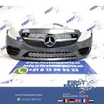 W205 FACELIFT AMG VOORBUMPER + diamond gril 2019 Mercedes C, Auto-onderdelen, Carrosserie en Plaatwerk, Gebruikt, Voor, Mercedes-Benz