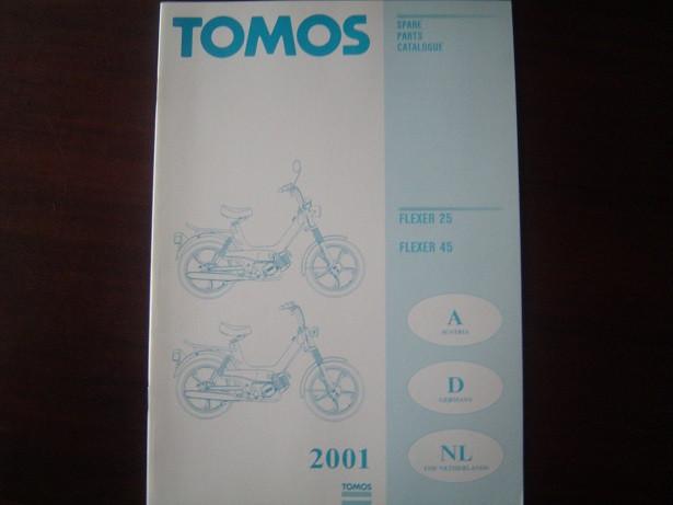 TOMOS FLEXER 25 FLEXER 45 2001 spare parts catalogue, Ophalen of Verzenden, Gebruikt