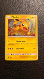 Pokemon black star promo sm76 pikachu holo, Ophalen of Verzenden, Gebruikt