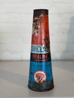 Vintage Sinclair Opaline Motorolie Blik, Verzamelen, Ophalen, Gebruikt, Gebruiksvoorwerp, .