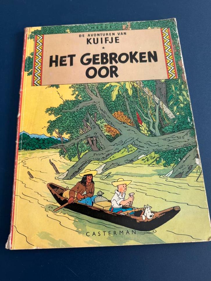Stripboek De avonturen van Kuifje - Het gebroken oor, Boeken, Stripboeken, Gelezen, Eén stripboek, Ophalen of Verzenden