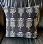 Leuk uilen kussen zwart/wit, Ophalen of Verzenden, Zo goed als nieuw, Wit, Vierkant