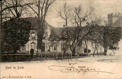 Kasteel Beek en Donk, Verzamelen, Ansichtkaarten | Nederland, Gelopen, Noord-Brabant, Voor 1920, Ophalen of Verzenden