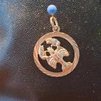 Kreeft zilveren sterrenbeeld hanger., Ophalen of Verzenden, Zo goed als nieuw, Zilver, Dier