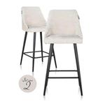 Set van 2 Richmond Barkruk Brooke - Natural Unicorn Nieuw, 1 kruk, Ophalen, Nieuw, 90 cm of meer