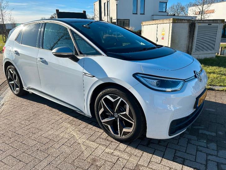 Volkswagen ID.3 58kWh 204pk 2020 Wit, Auto's, Volkswagen, Particulier, ID.3, ABS, Achteruitrijcamera, Adaptieve lichten, Adaptive Cruise Control