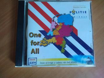 CD Nederlands Politieorkest - One for All beschikbaar voor biedingen